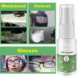 Anti-fog glass nano coating