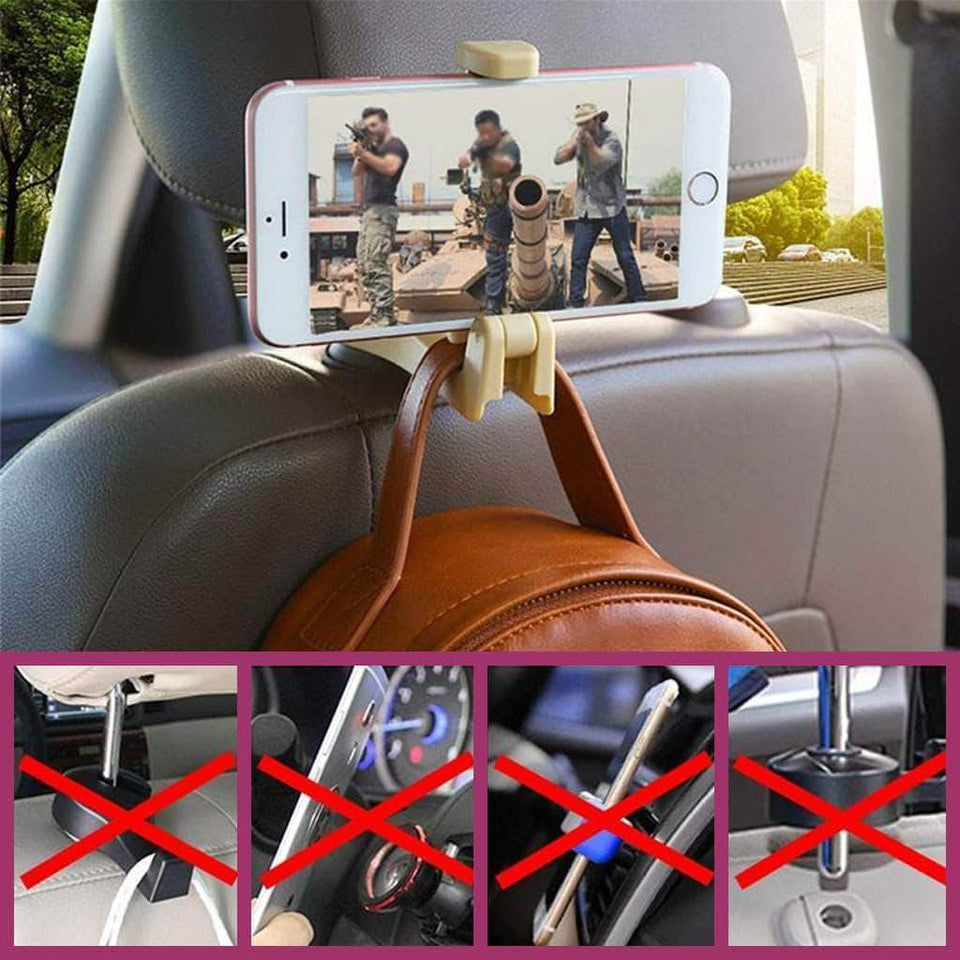 Car Headrest Phone Holder