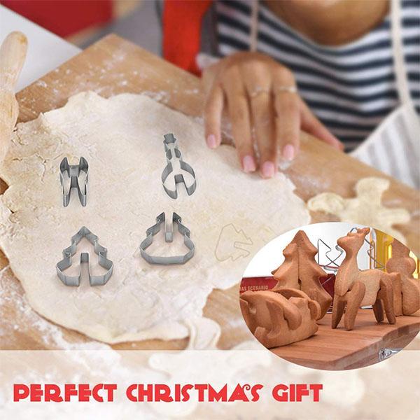 Christmas 3D Cookie Mold Set