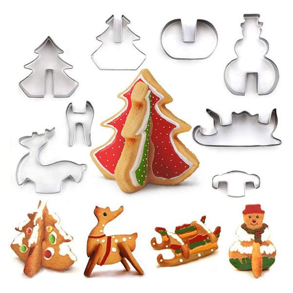 Christmas 3D Cookie Mold Set