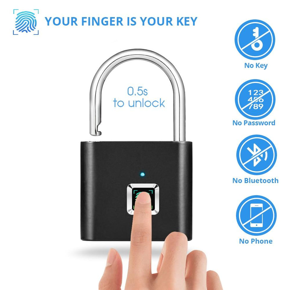 On Sale - 2019 New Portable Anti-Theft Fingerprint Lock