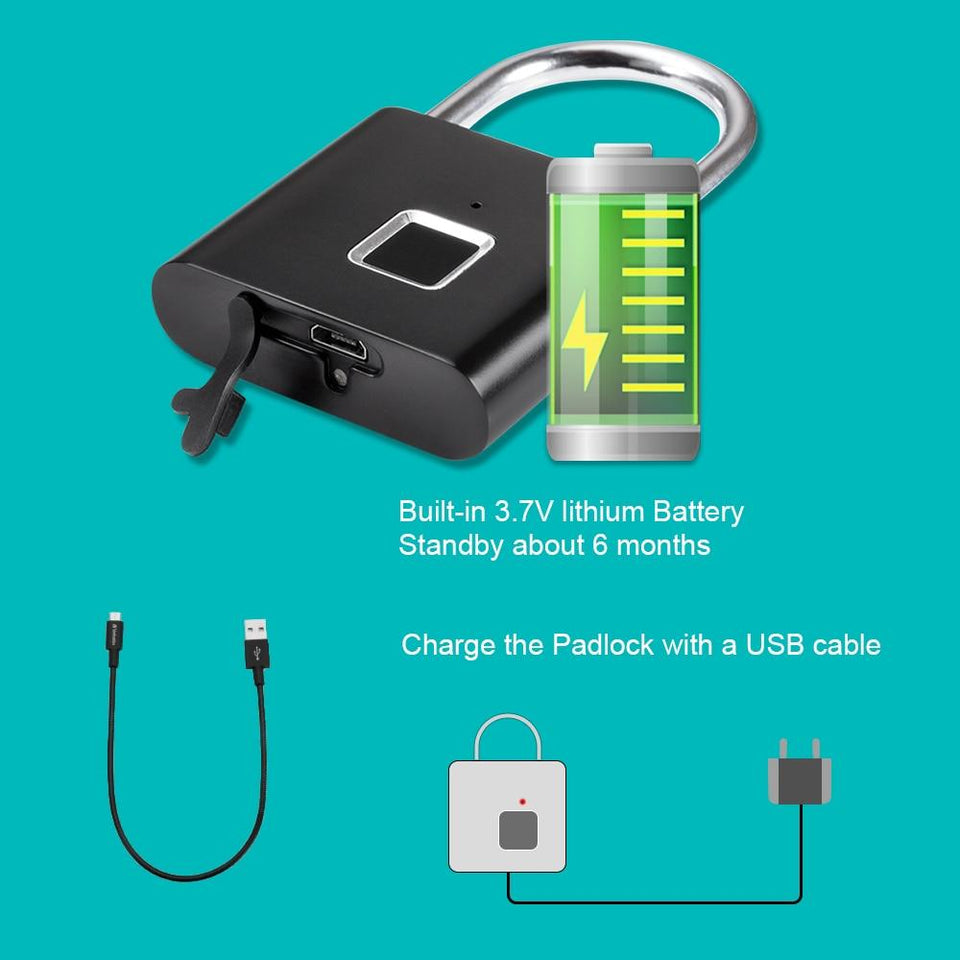 On Sale - 2019 New Portable Anti-Theft Fingerprint Lock