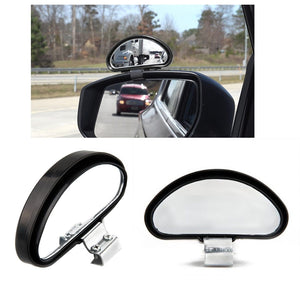 Car Rearview Auxiliary Mirror Coach Reversing Adjustable Wide Angle View Blind Spot Back Mirror