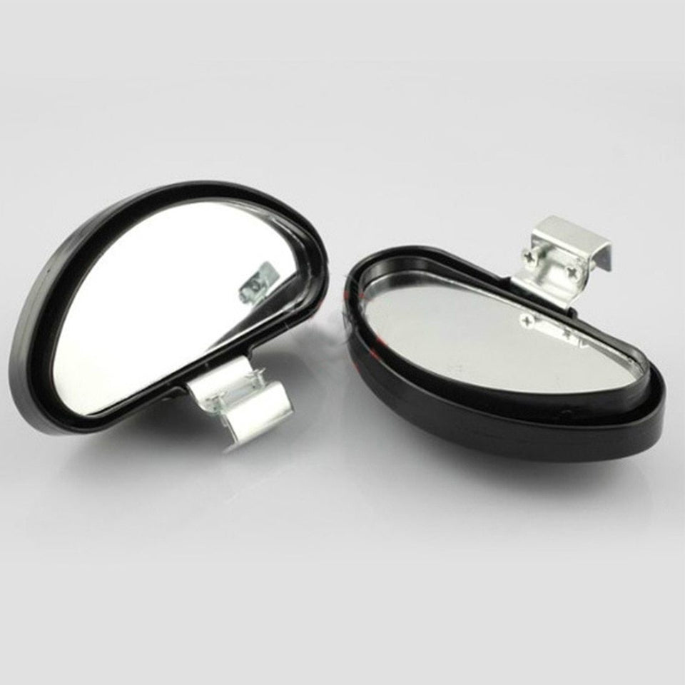 Car Rearview Auxiliary Mirror Coach Reversing Adjustable Wide Angle View Blind Spot Back Mirror